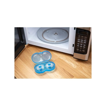 Protectii pentru mamelon cu carcasa sterilizanta, 2 Pack (marimea 1)