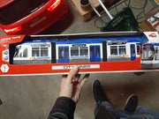 Tramvai Dickie Toys City Liner albastru