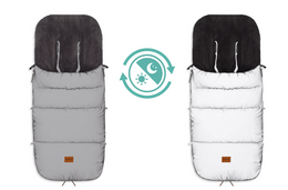 Sac iarna pentru carucior reflectorizant Kinley silver Fillikid
