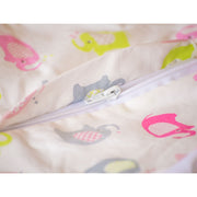 Sac de dormit cu picioare Hubners Fairies 3-4 ani Fluturasi alb