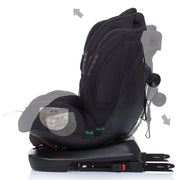 Scaun auto Chipolino 4Kid 0-36 kg raven I-Size 40-150 cm cu sistem Isofix