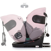 Scaun auto Chipolino Motion I-Size 40-150 cm flamingo cu sistem Isofix