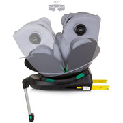 Scaun auto Chipolino Olympus I-Size 40-150 cm ash grey cu sistem Isofix