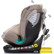 Scaun auto Chipolino Supreme I-Size 40-150 cm cu sistem Isofix macadamia