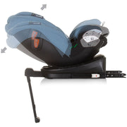 Scaun auto Chipolino Tourino I-Size 40-150 cm blue cu sistem Isofix