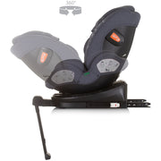 Scaun auto Chipolino Tourino I-Size 40-150 cm granite cu sistem Isofix