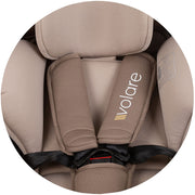 Scaun auto Chipolino Volare I-Size 40-150 cm macadamia cu sistem Isofix