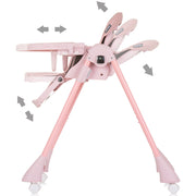 Scaun de masa Chipolino Candy Shop flamingo