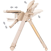 Scaun de masa Chipolino Super Chef 2 in 1 tiramisu