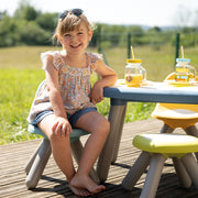 Scaunel cu spatar pentru copii Smoby albastru