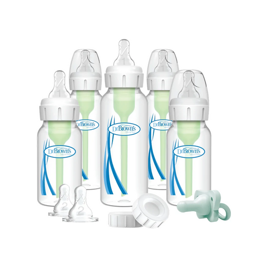 Set Promotional Biberoane Anti-Colici cu Gat Ingust PP "Options Plus"