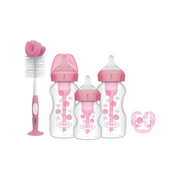 Set Promotional Biberoane din plastic, Anti-Colici cu Gat Larg 