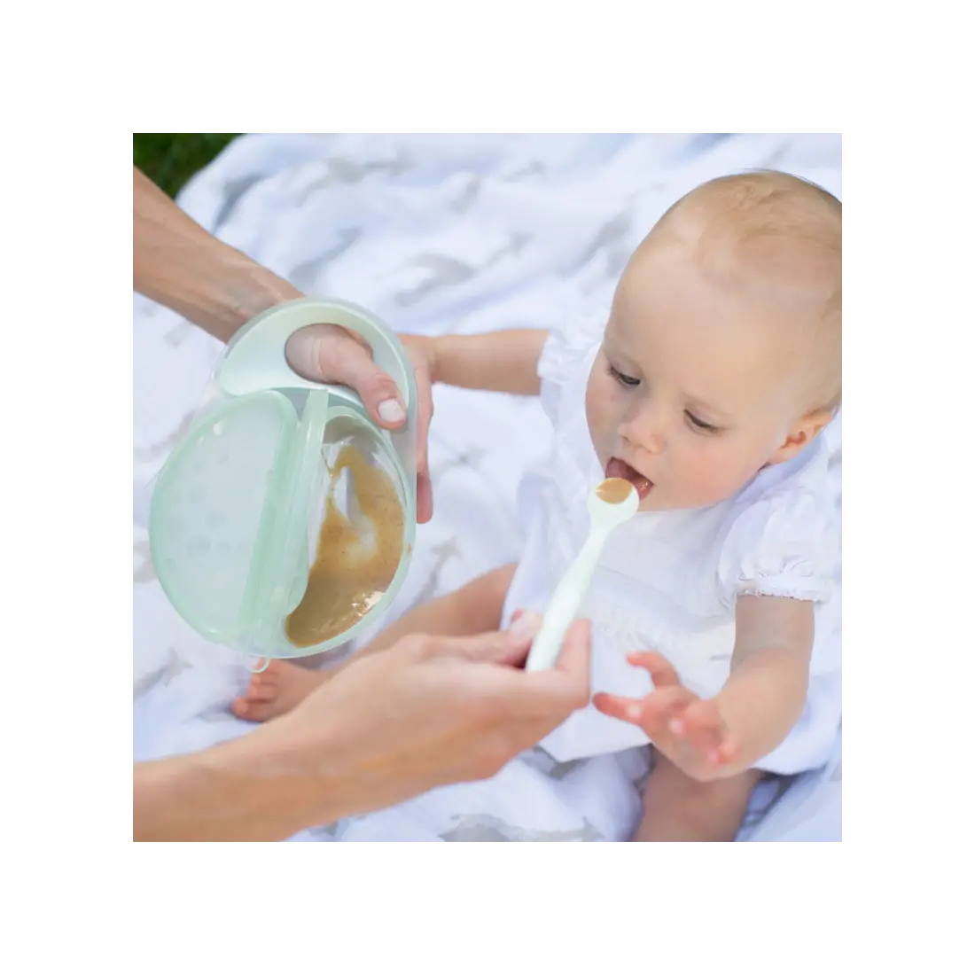 Set de calatorie, bol+lingurita (BPA Free)