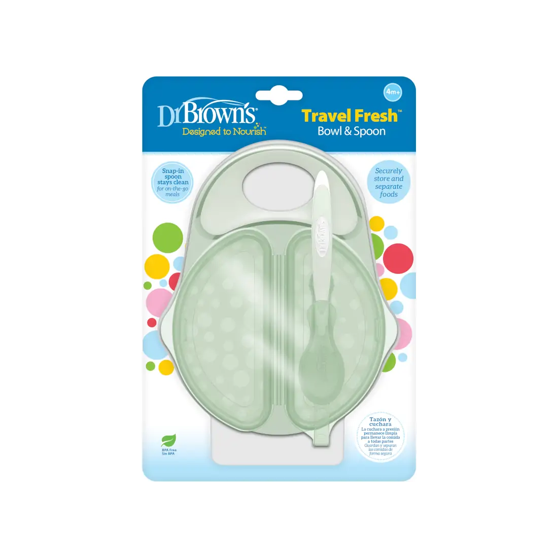 Set de calatorie, bol+lingurita (BPA Free)