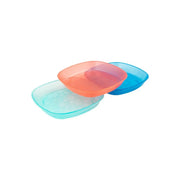 Set farfurii colorate pentru bebelusi (3pack)