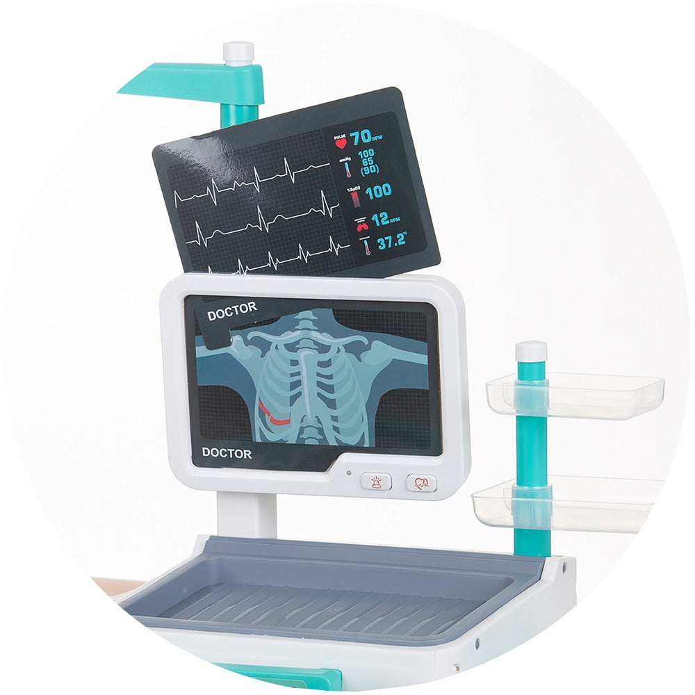 Set jucarie Chipolino Doctor cu lumini, sunete si 26 accesorii