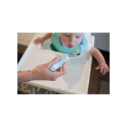 Set lingura si furculita Soft-Grip, verde 12 luni+