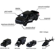 Set Majorette SWAT cu 5 vehicule