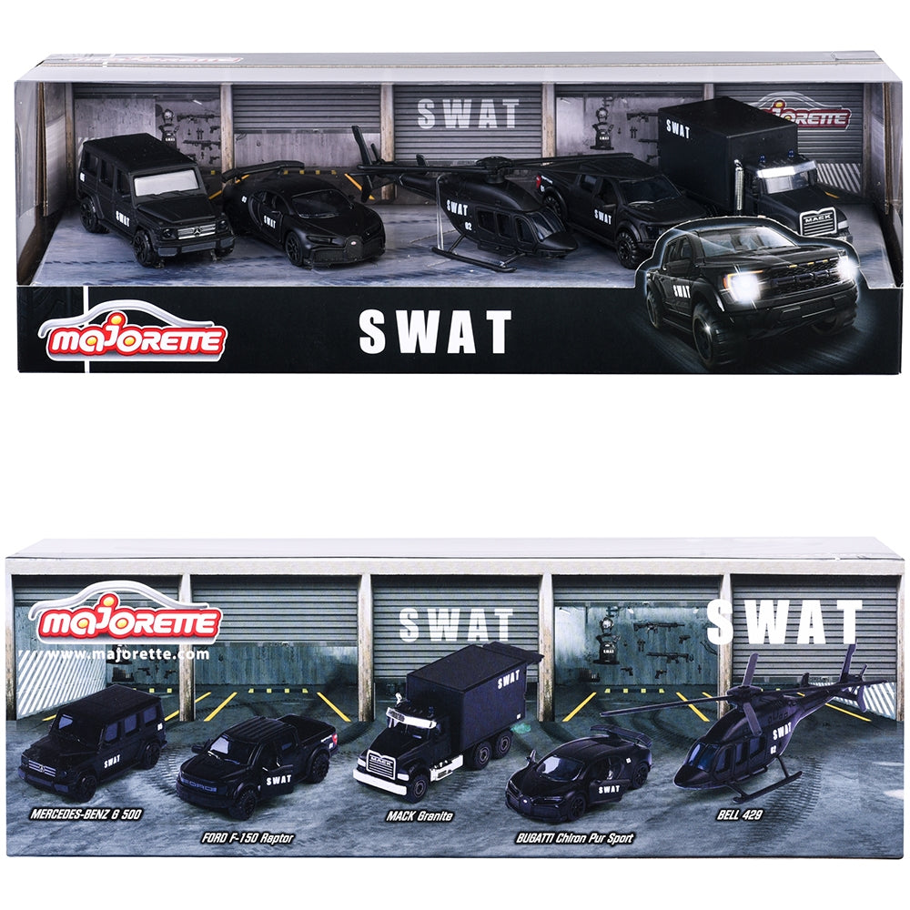 Set Majorette SWAT cu 5 vehicule