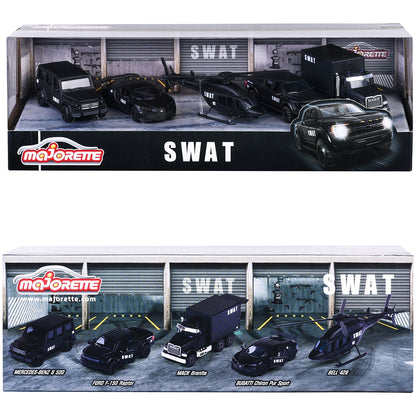 Set Majorette SWAT cu 5 vehicule