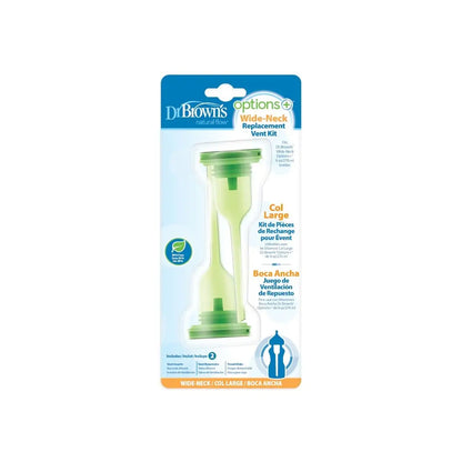 Set rezerve sistem de ventilatie ptr. Biberoane Gat Larg "Options +" (2pack)