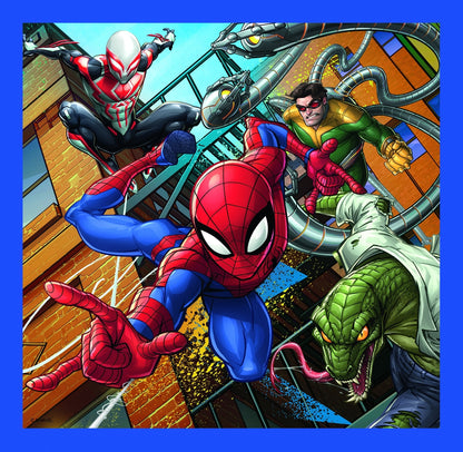 Set puzzle 3 in 1 Trefl Marvel Spider Man, Forta paianjenului, 1x20 piese, 1x36 piese, 1x50 piese