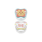 Suzeta PreVent, 0-6 luni, Imprimata "Animal Face", 2 pack, baieti