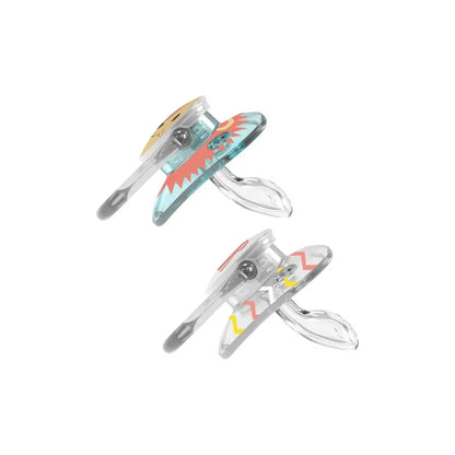 Suzeta PreVent, 0-6 luni, Imprimata "Animal Face", 2 pack, baieti