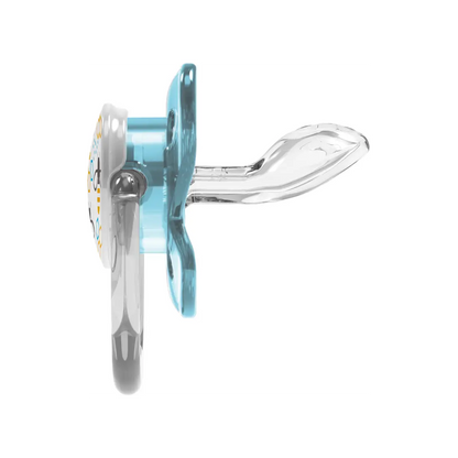 Suzeta Silicon PreVent 0-6 luni, Design Fluture, albastra (2 pack)