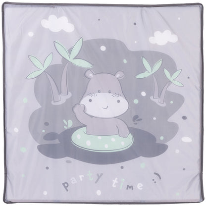 Tarc de joaca pliabil Chipolino Pop Up Hippo grey