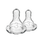 Tetine din silicon pentru biberoane cu gat ingust nivel 3 (6 luni+) (2 pack)