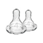 Tetine din silicon pentru biberoane cu gat ingust nivel 4 (9 luni+) (2 pack)