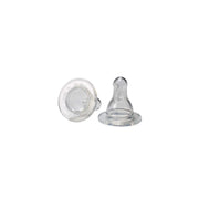 Tetine din silicon pentru biberoane cu gat ingust nivel prematuri (2 pack)