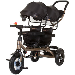 Tricicleta gemeni Chipolino 2Play obsidian gold